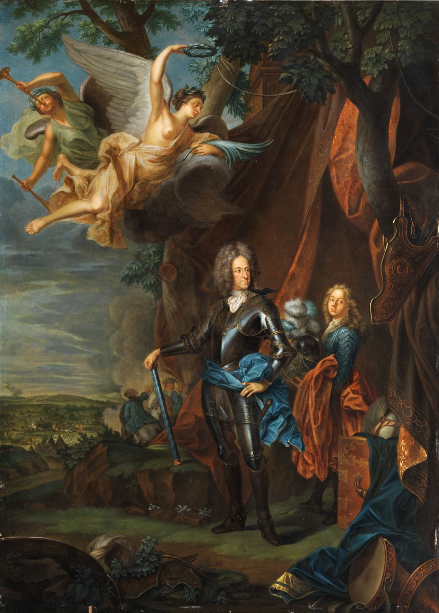Maximilian II Emanuel, bajor választó arcképe (1687) alkotó: Joseph Vivien