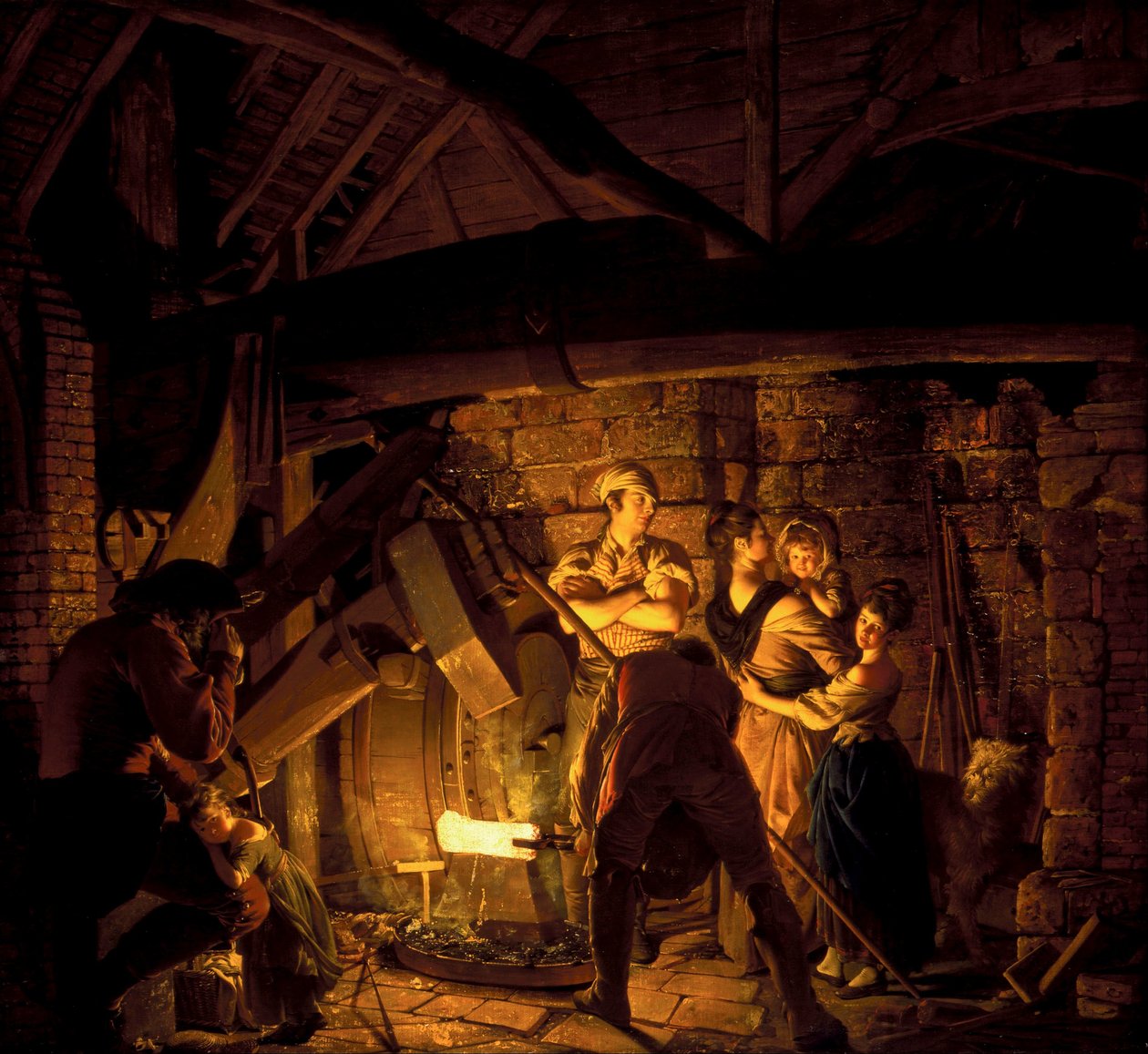 Vas kovács alkotó: Joseph Wright of Derby