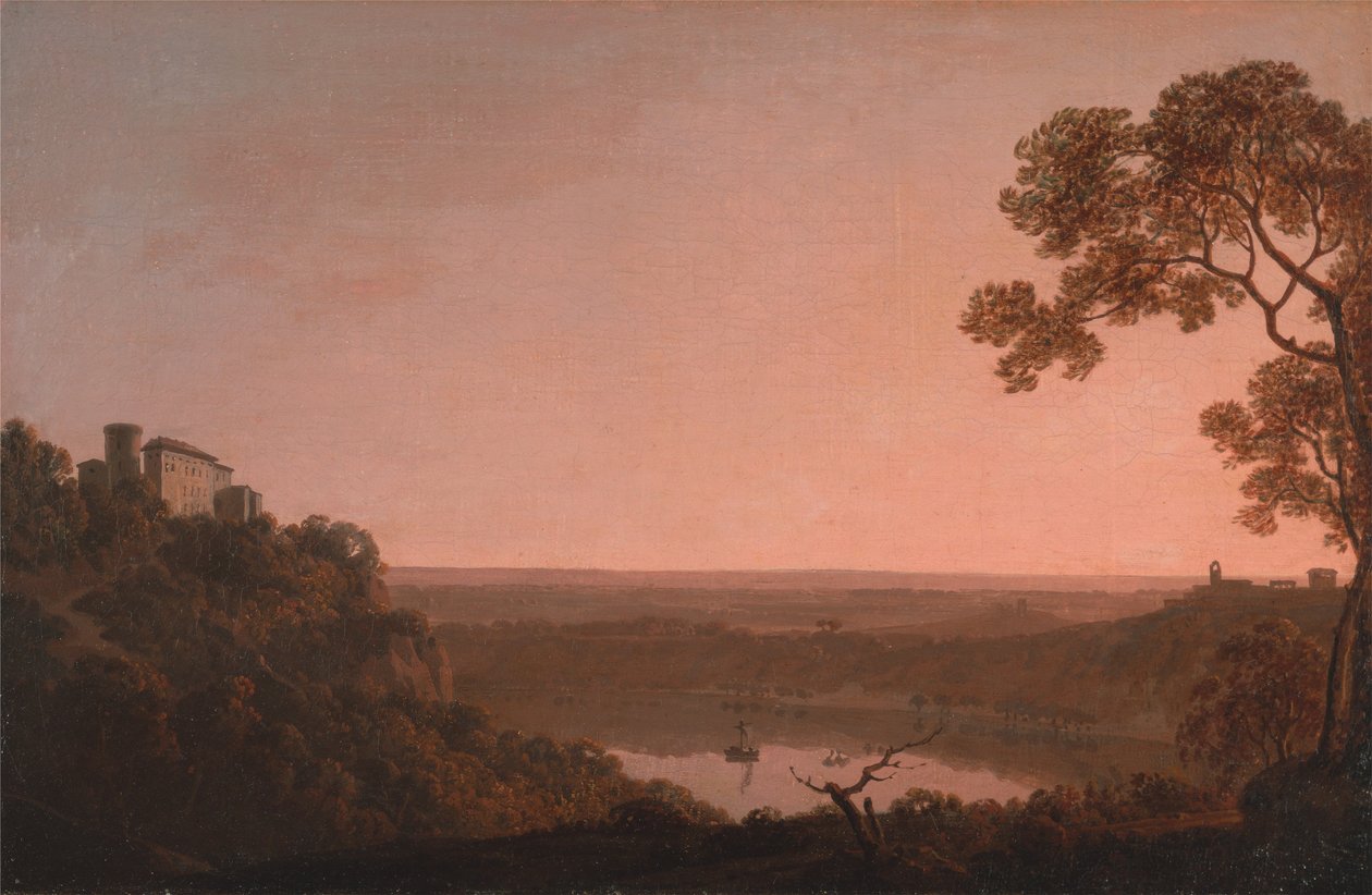 Nemi -tó alkotó: Joseph Wright of Derby