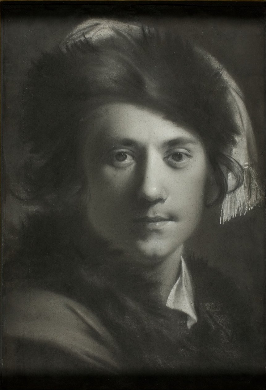 Önarckép prémes sapkában alkotó: Joseph Wright of Derby