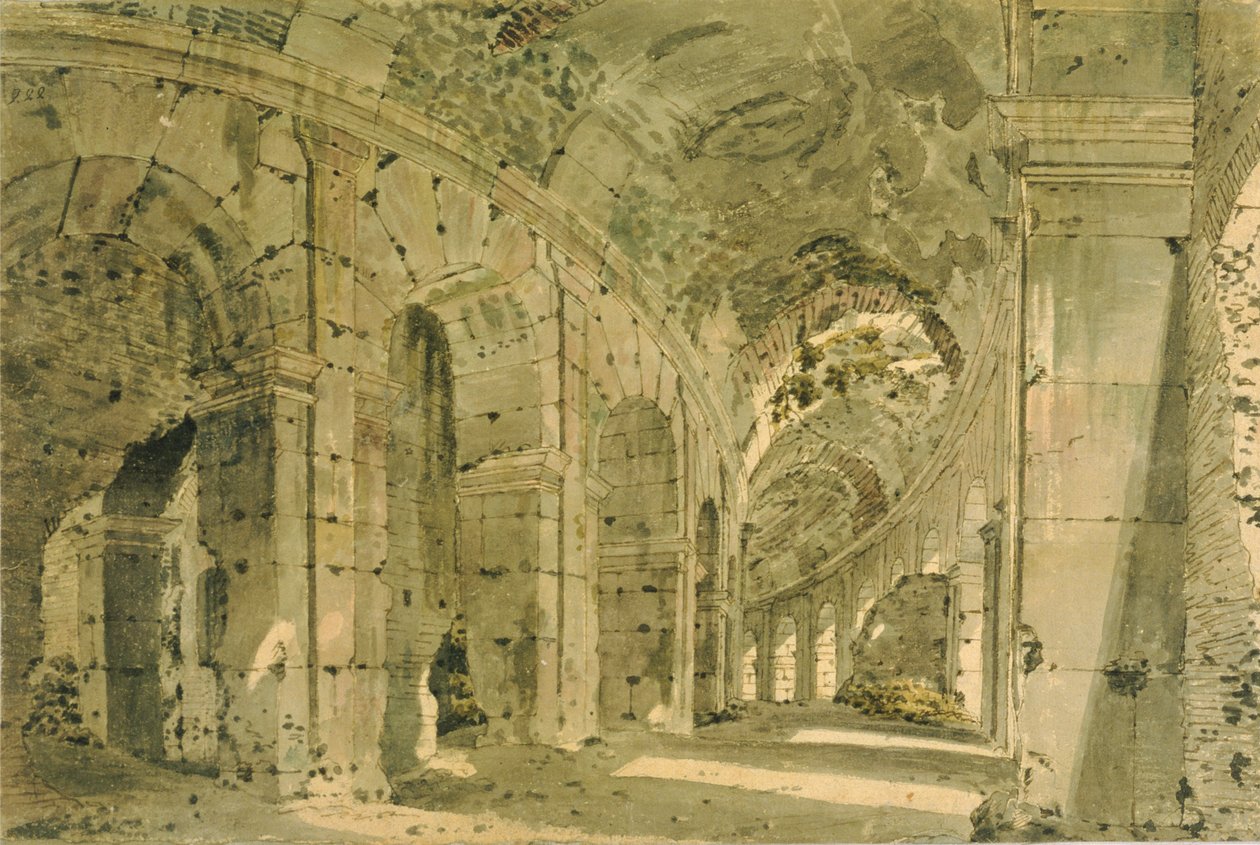 A Colosseum, 1774-75 körül alkotó: Joseph Wright of Derby