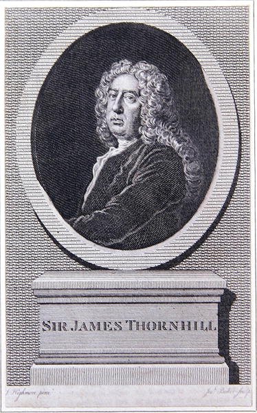 Sir James Thornhill (metszet) alkotó: Joseph (after) Highmore