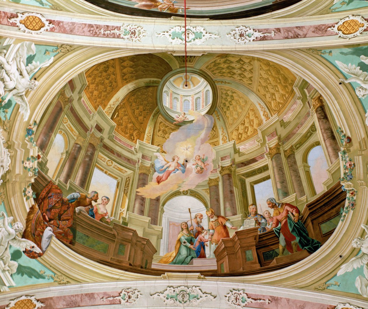 Bemutatás a templomban alkotó: Joseph Adam von Mölk