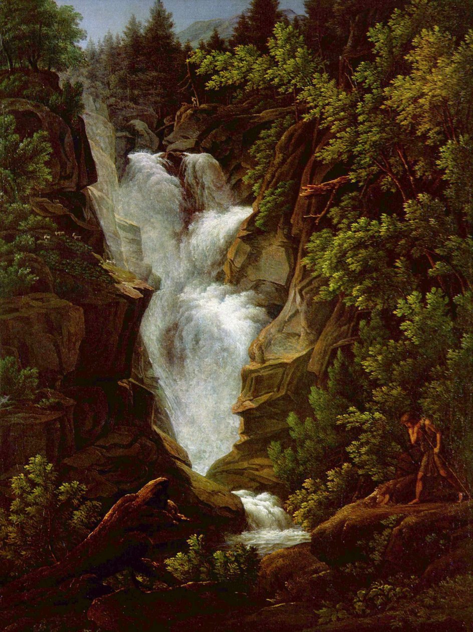 Vízesés a Berni-fennsíkon alkotó: Joseph Anton Koch