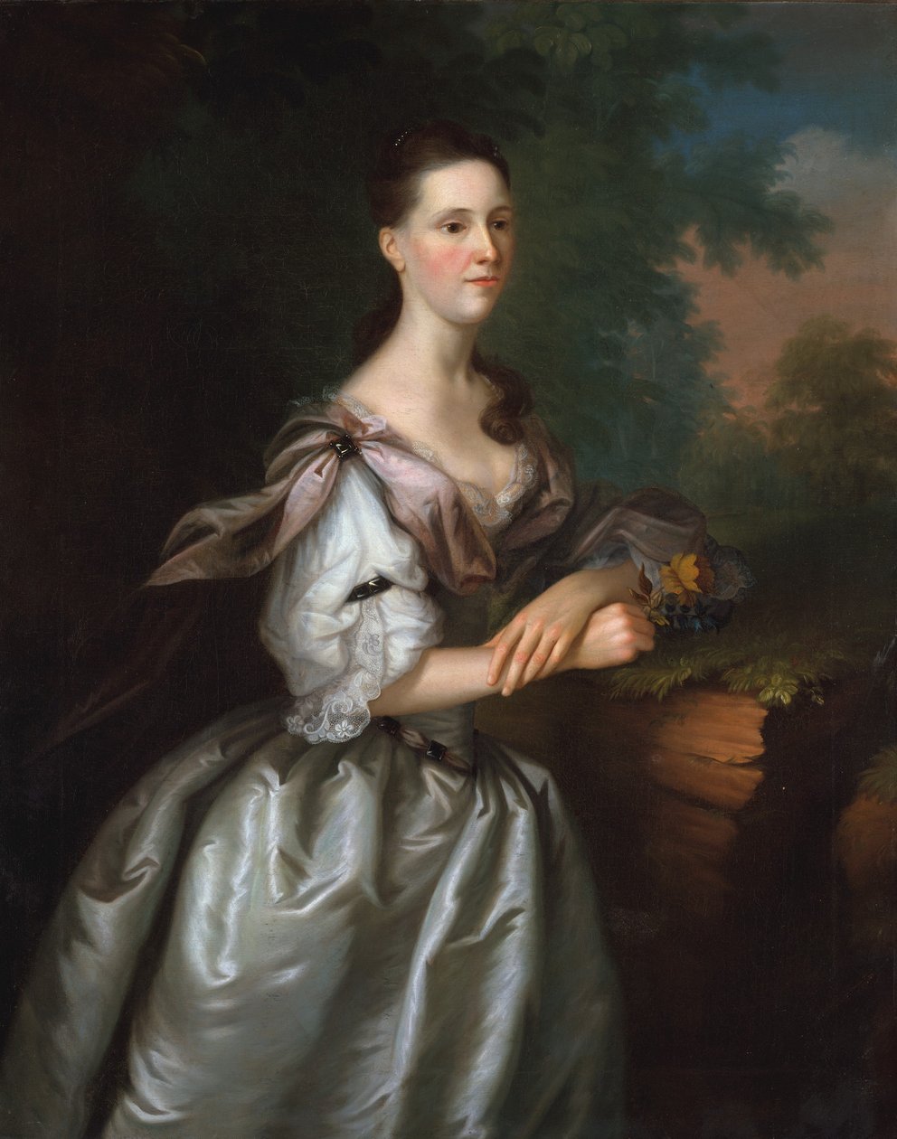 Mrs. Samuel Cutts, kb. 1762-63. alkotó: Joseph Blackburn