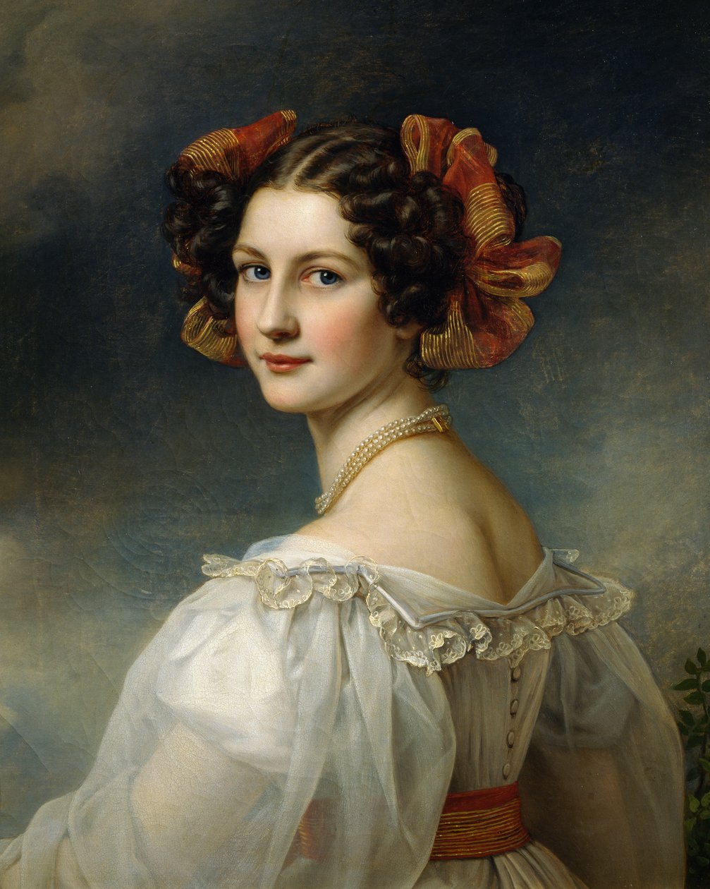 Auguste Strobl portréja alkotó: Joseph Carl Stieler