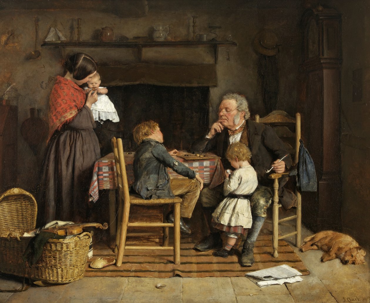 A Drafts Players, 1859 alkotó: Joseph Clark