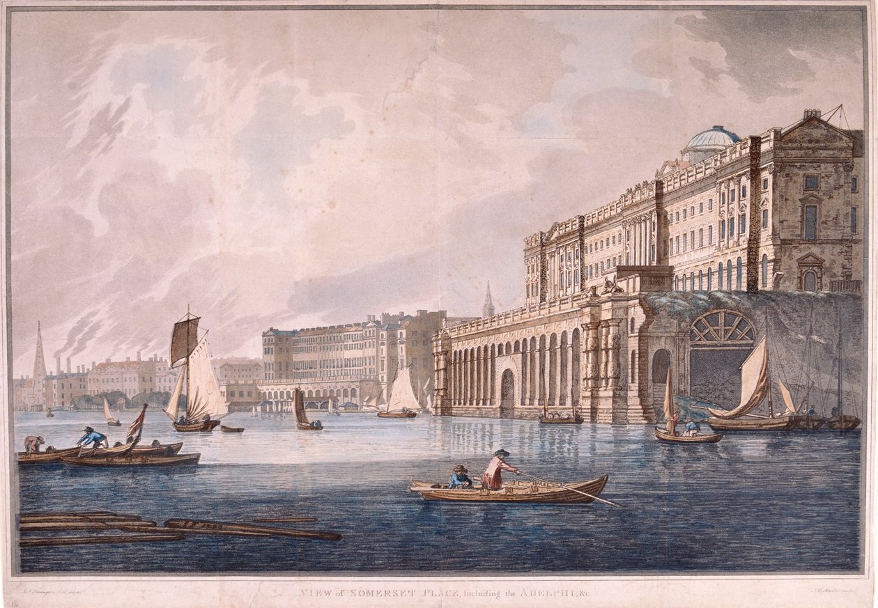 Somerset House, London, 1791 alkotó: Joseph Constantine Stadler