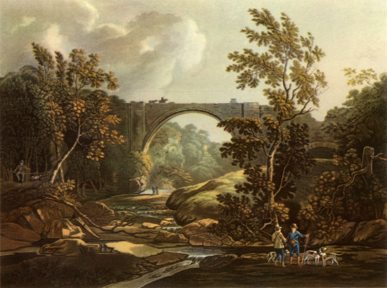 "A Tanfield Arch in 1804", 1945. alkotó: Joseph Constantine Stadler
