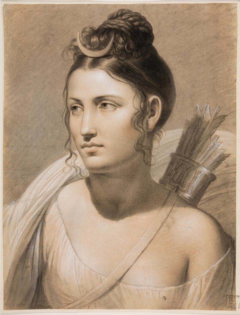 Diana (kréta papíron) alkotó: Joseph Ducq