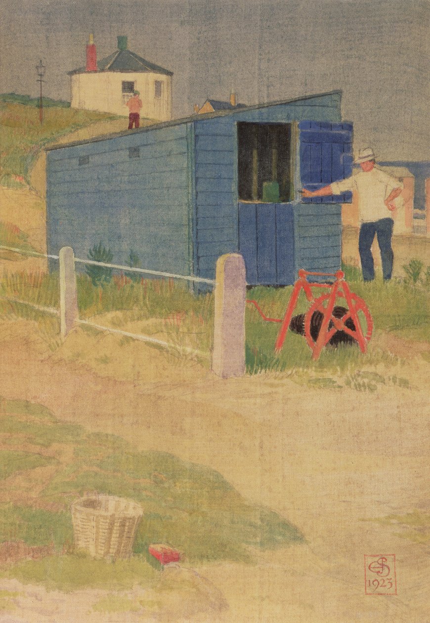 A kék fészer, 1923 alkotó: Joseph Edward Southall