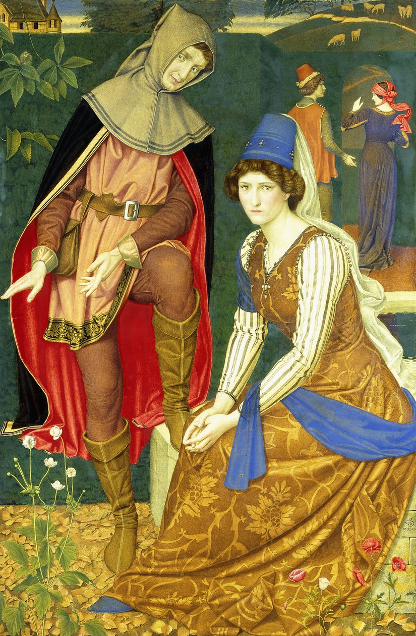 A dióbarna szobalány alkotó: Joseph Edward Southall