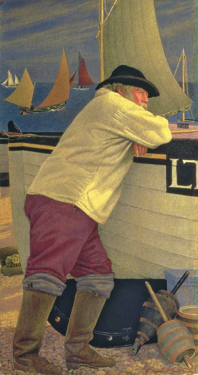 Az öreg halász alkotó: Joseph Edward Southall