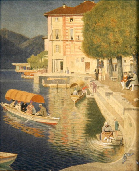 A rakpart, Orta alkotó: Joseph Edward Southall