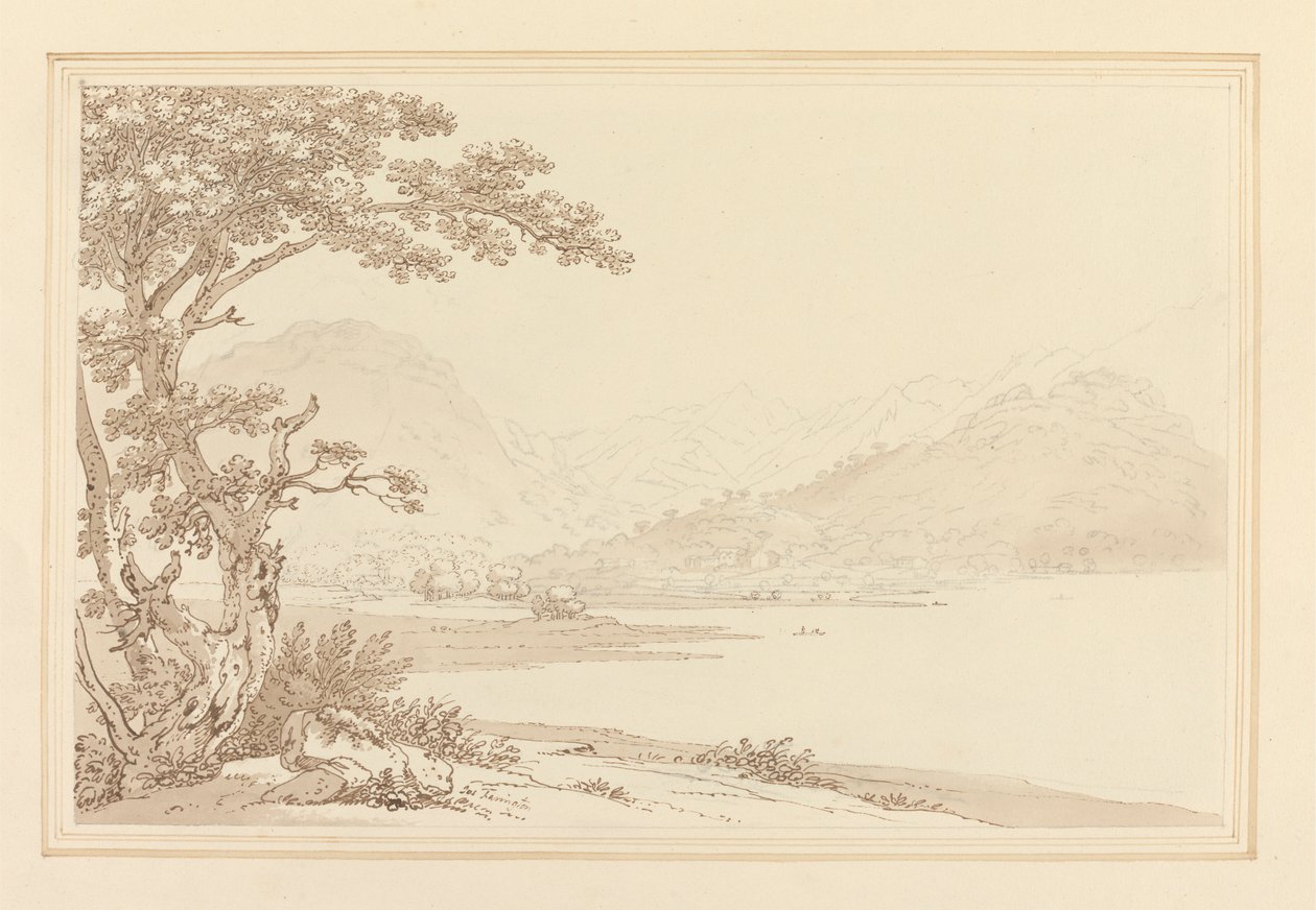 Az Ullswater vezetője alkotó: Joseph Farington