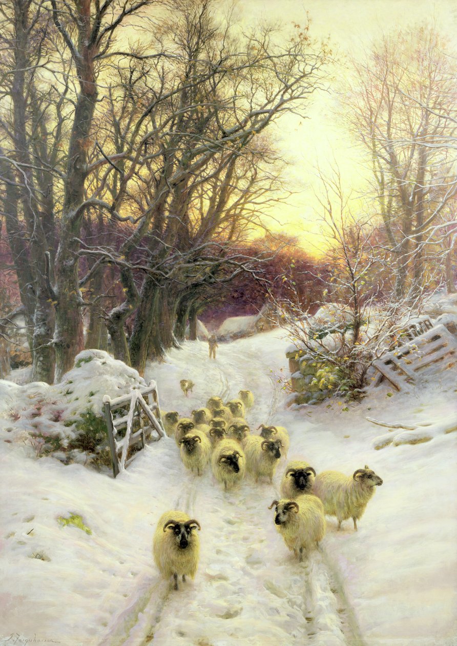 A Nap bezárta a téli napot alkotó: Joseph Farquharson