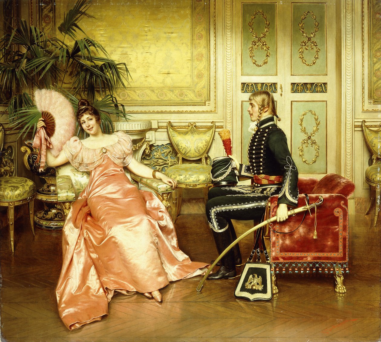 Flört, alkotó: Joseph Frederick Charles Soulacroix