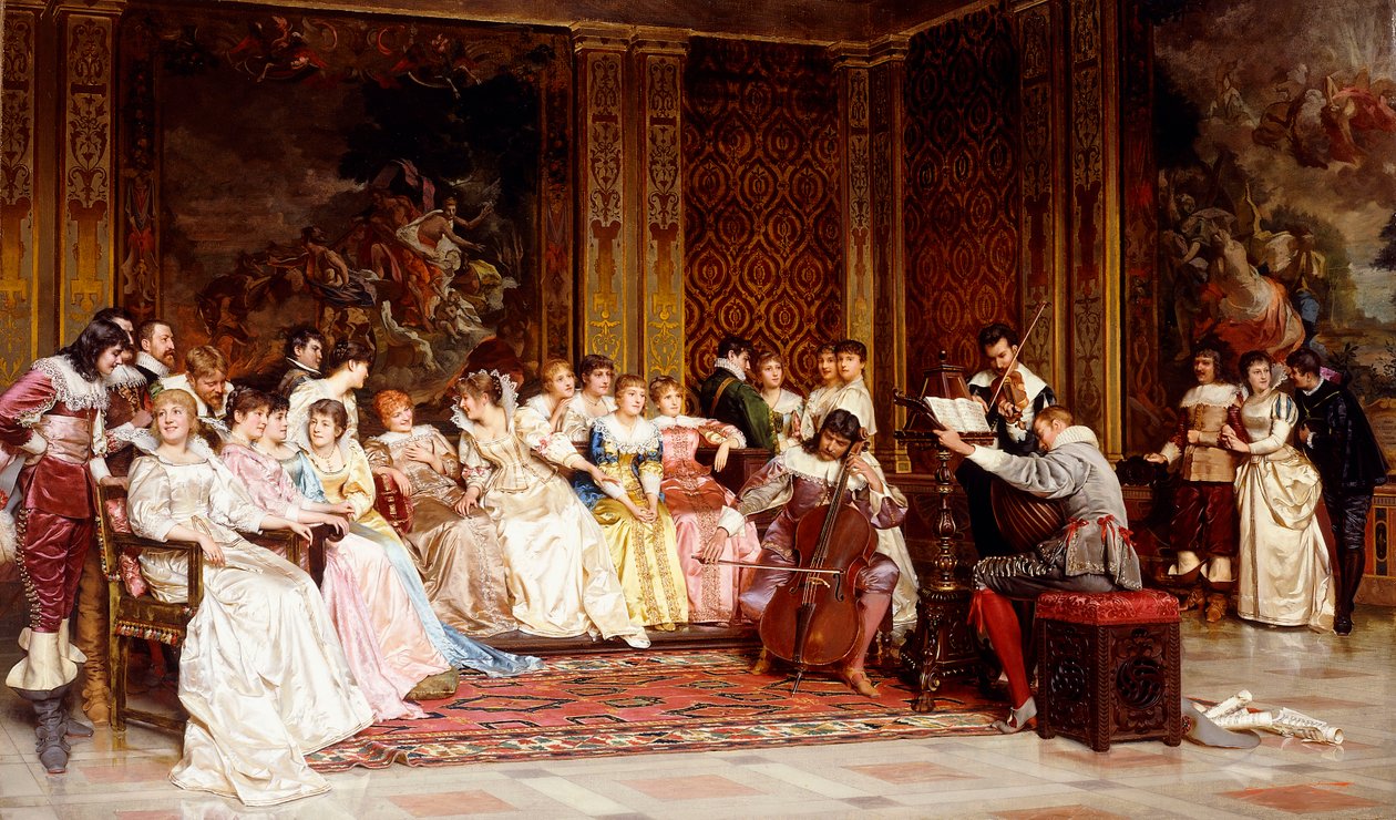 A koncert, alkotó: Joseph Frederick Charles Soulacroix