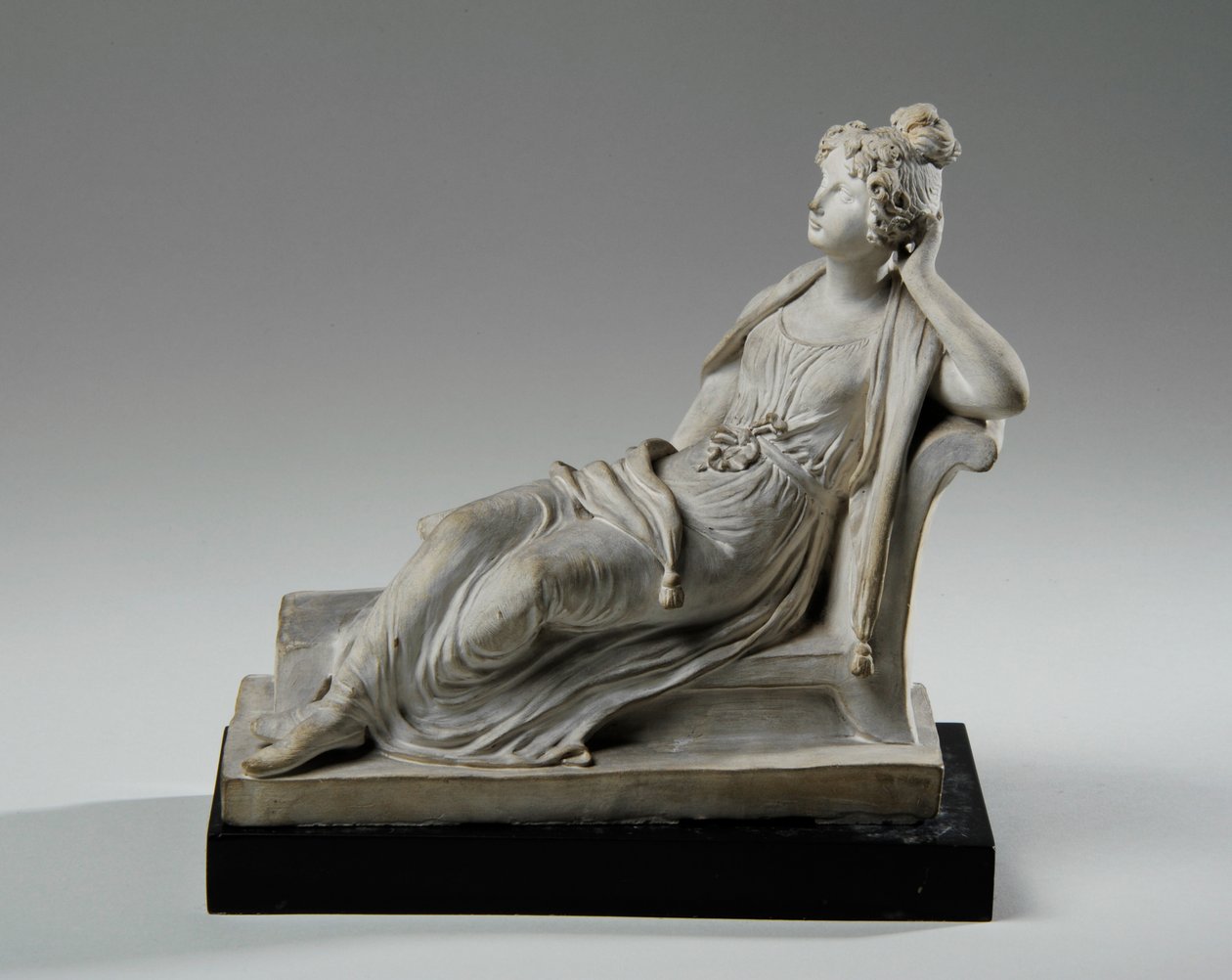 Maquette Elizabeth Goodman Banks ülő számára alkotó: Joseph Gott