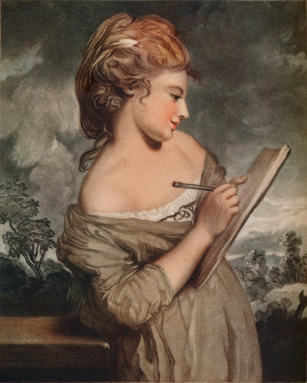 Elizabeth Deane, Design, c1794 alkotó: Joseph Grozer