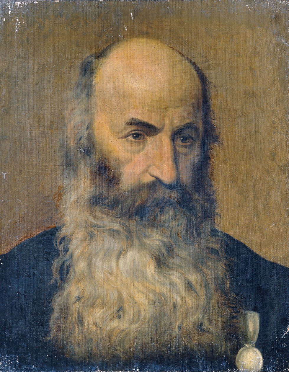Szakállas férfi tanulmányi feje II alkotó: Joseph Hasslwander
