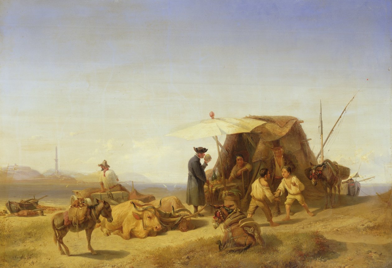 Táj Olaszországban alkotó: Joseph Heinrich Marr