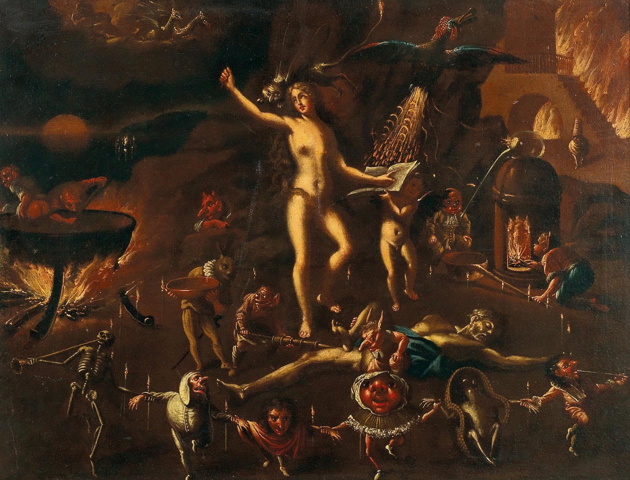 Boszorkányos jelenet. alkotó: Joseph Heintz the Younger