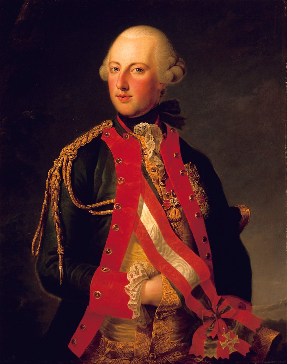József császár portréja II alkotó: Joseph Hickel