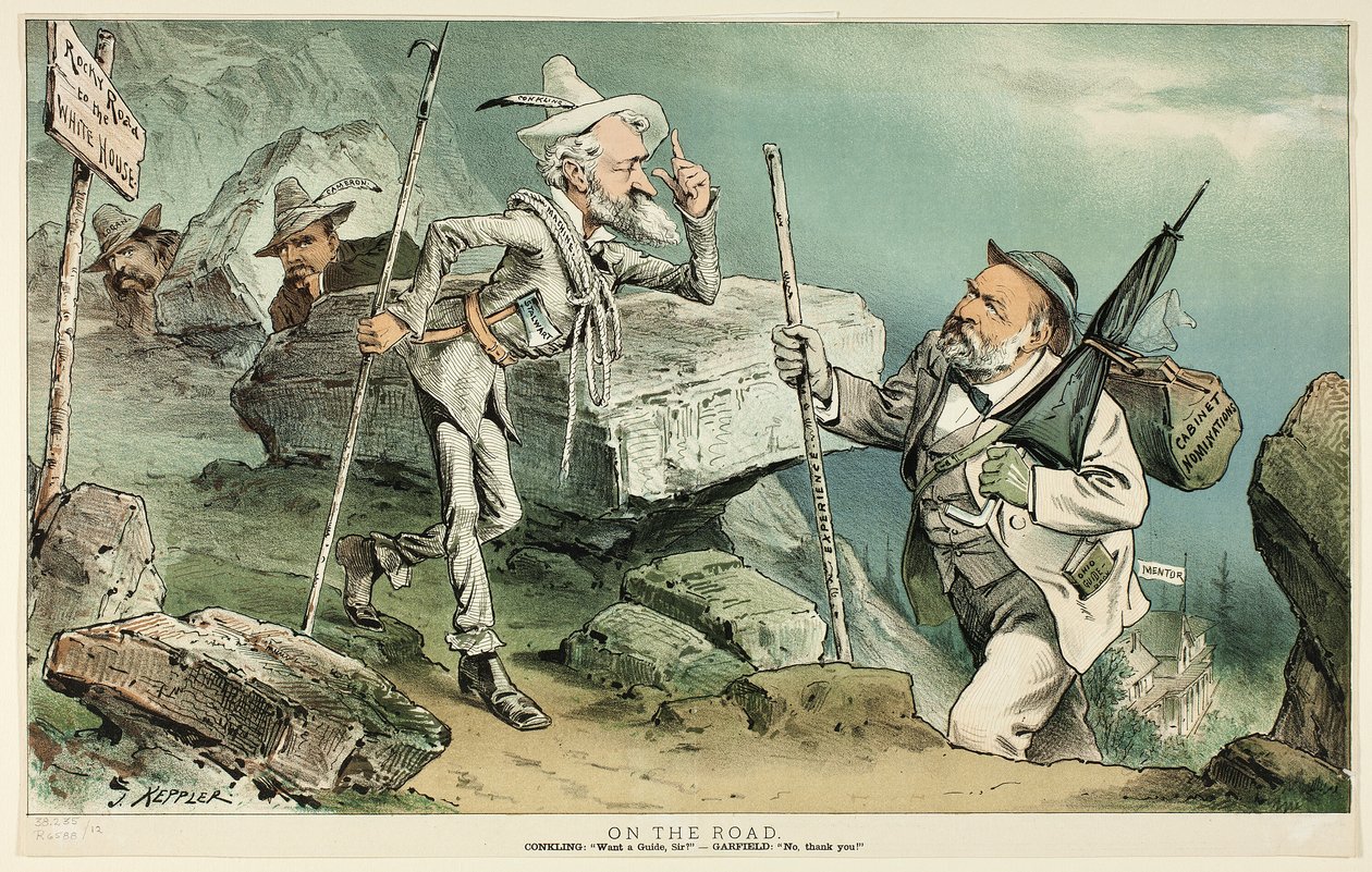 Útközben, a Pucktól alkotó: Joseph Keppler