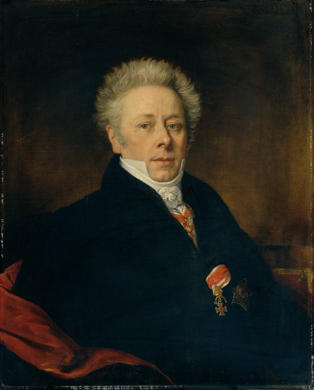 úriember portréja alkotó: Joseph Krafft