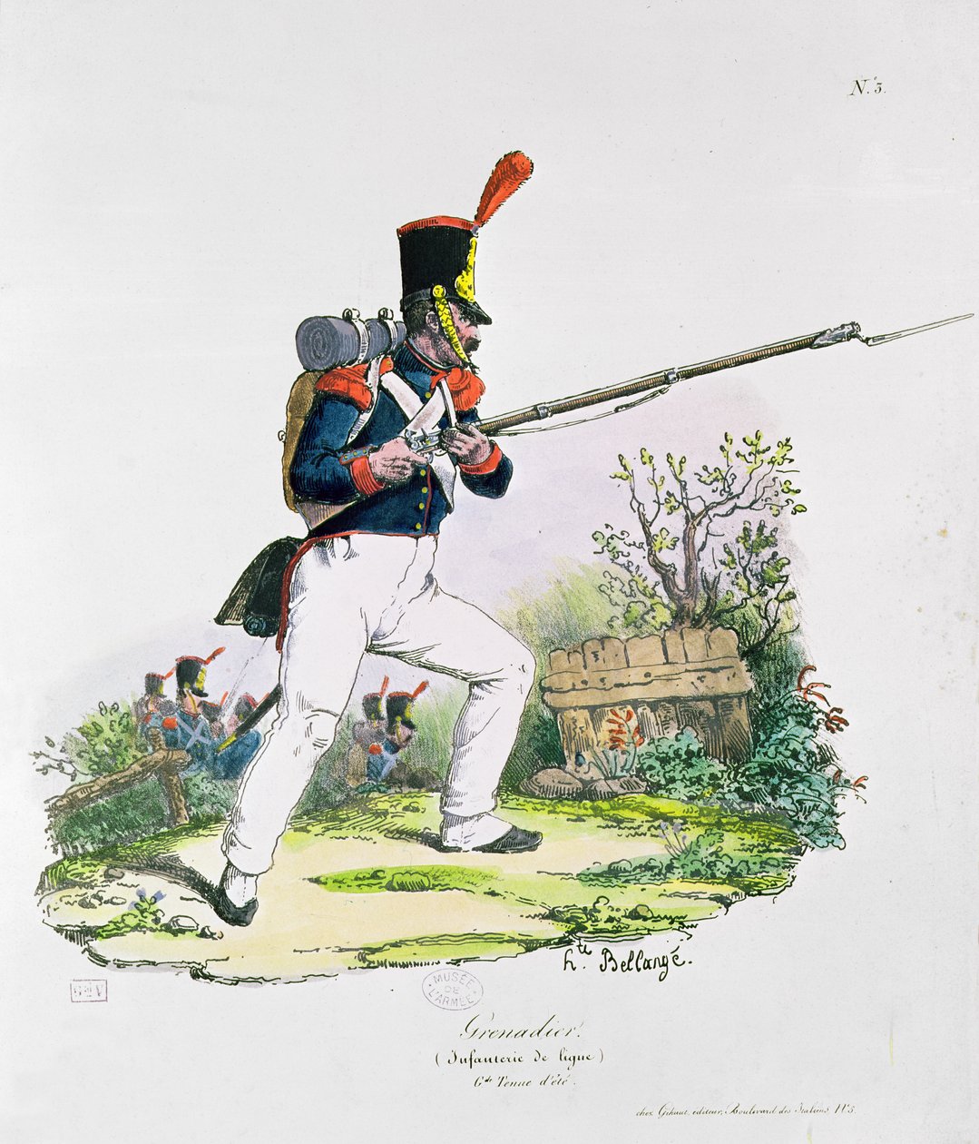 Grenadier Guard alkotó: Joseph Louis Hippolyte Bellange