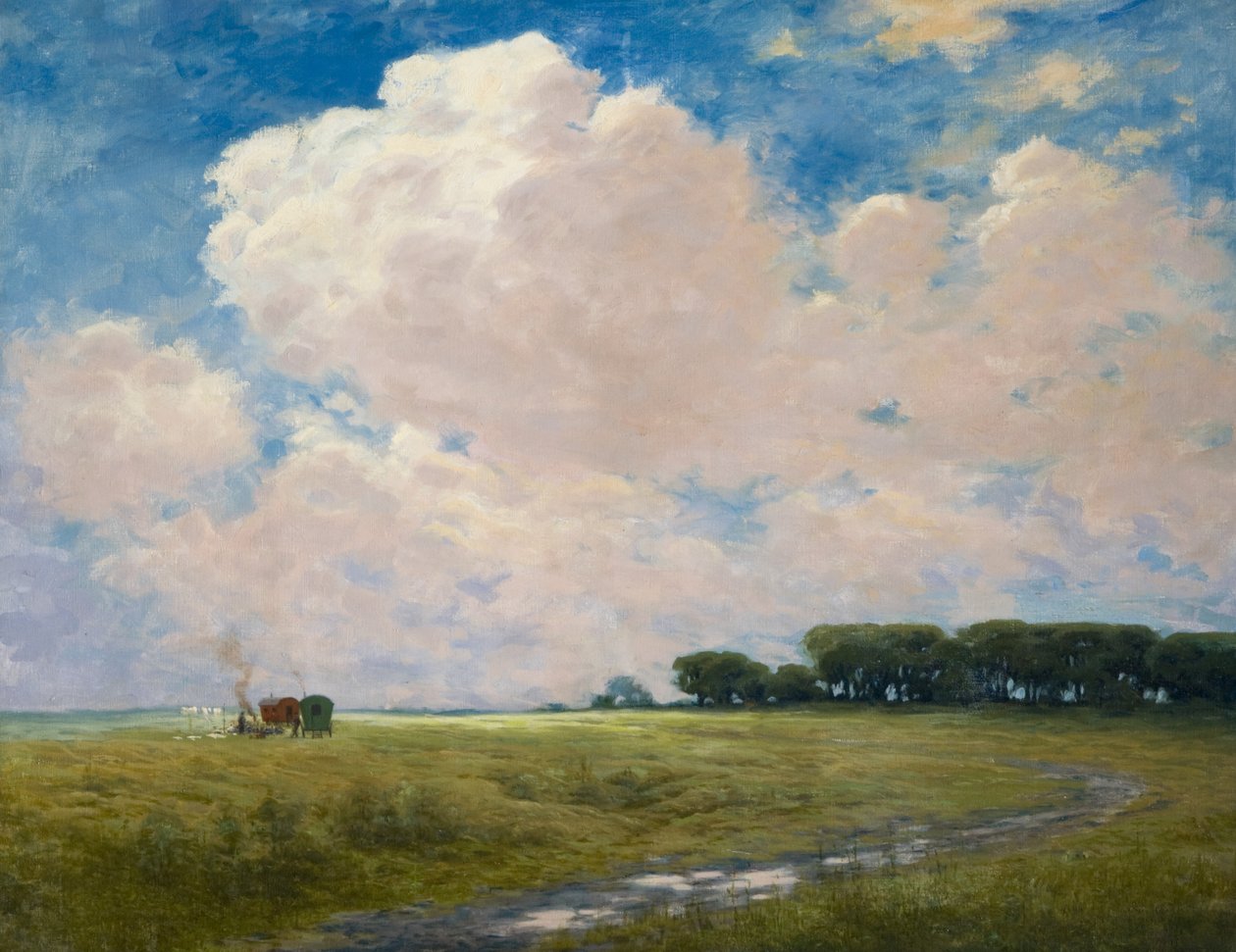 Cigánytábor a Curragh-on alkotó: Joseph Malachy Kavanagh