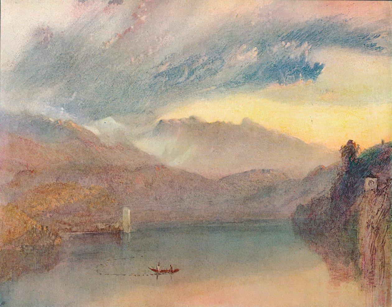 Egy svájci tó, 1909 alkotó: Joseph Mallord William Turner