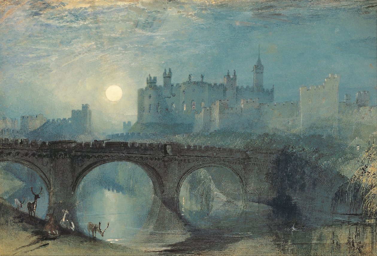 Alnwick kastély, c. 1829 alkotó: Joseph Mallord William Turner