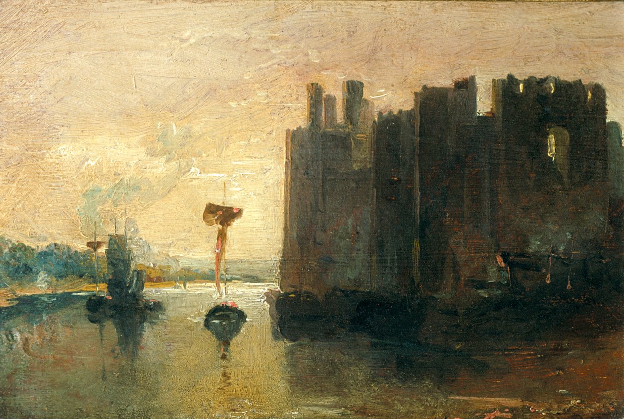 "Caernarvon kastély" alkotó: Joseph Mallord William Turner