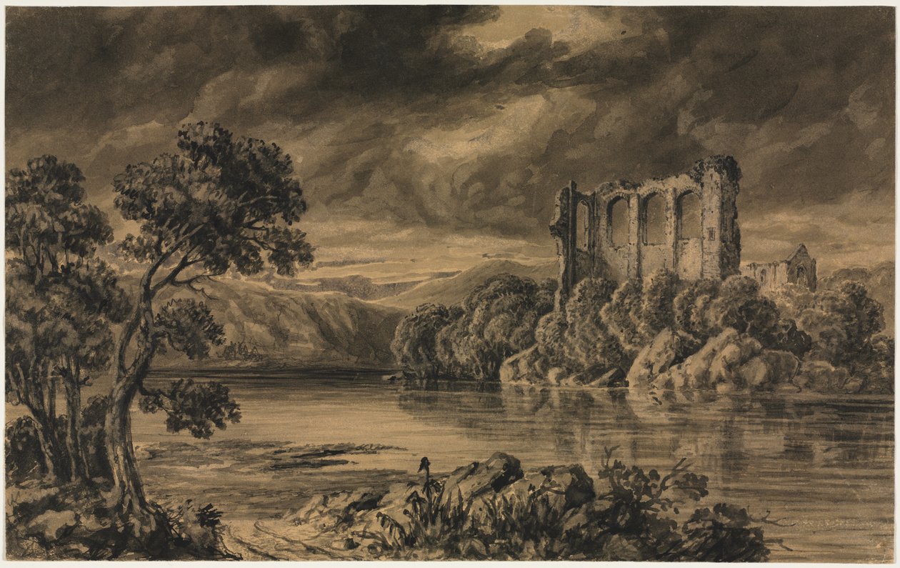 Egremont kastély, Cumberland. alkotó: Joseph Mallord William Turner