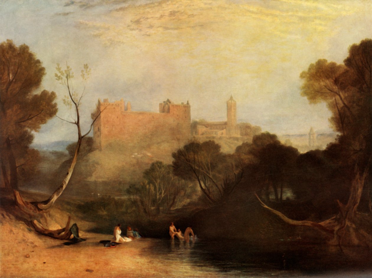 Linlithgow-palota, 1807, 1934. alkotó: Joseph Mallord William Turner