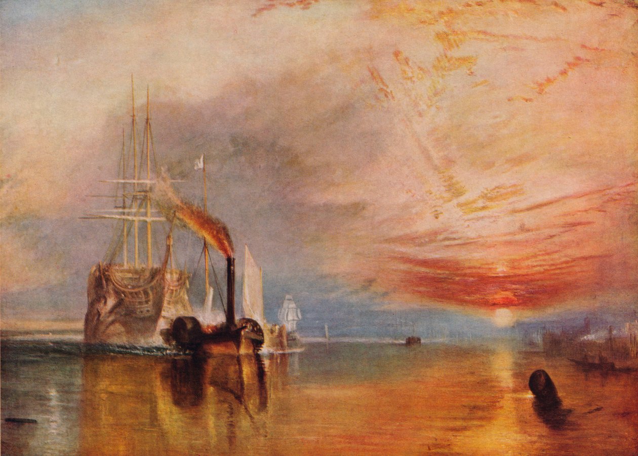 A harcoló Temeraire, 1839. alkotó: Joseph Mallord William Turner