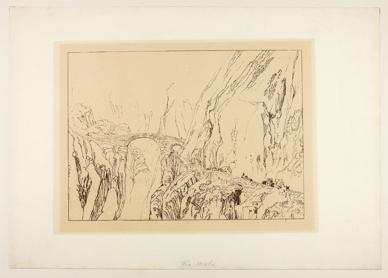 Via Mala alkotó: Joseph Mallord William Turner