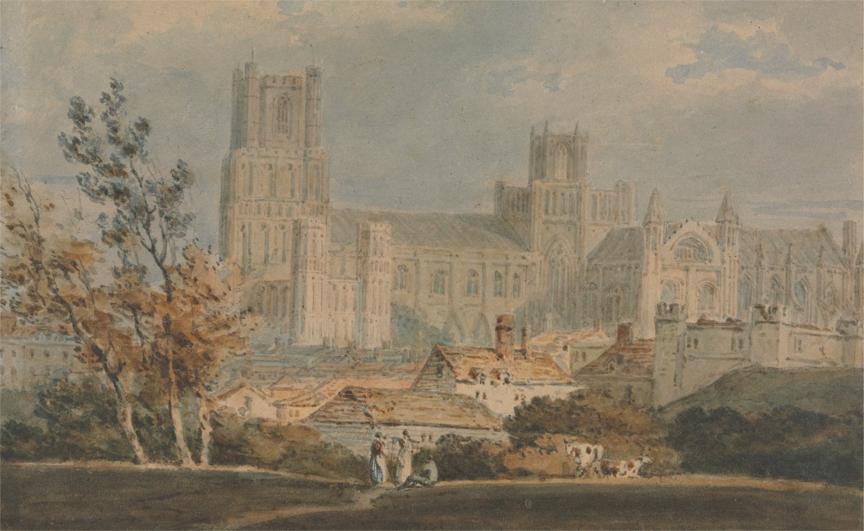 Kilátás az Ely-székesegyházra alkotó: Joseph Mallord William Turner