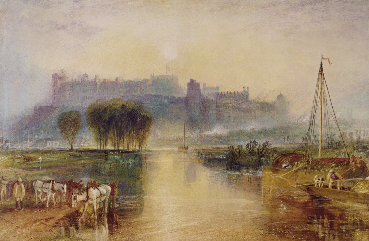 Windsori kastély, 1829 körül alkotó: Joseph Mallord William Turner
