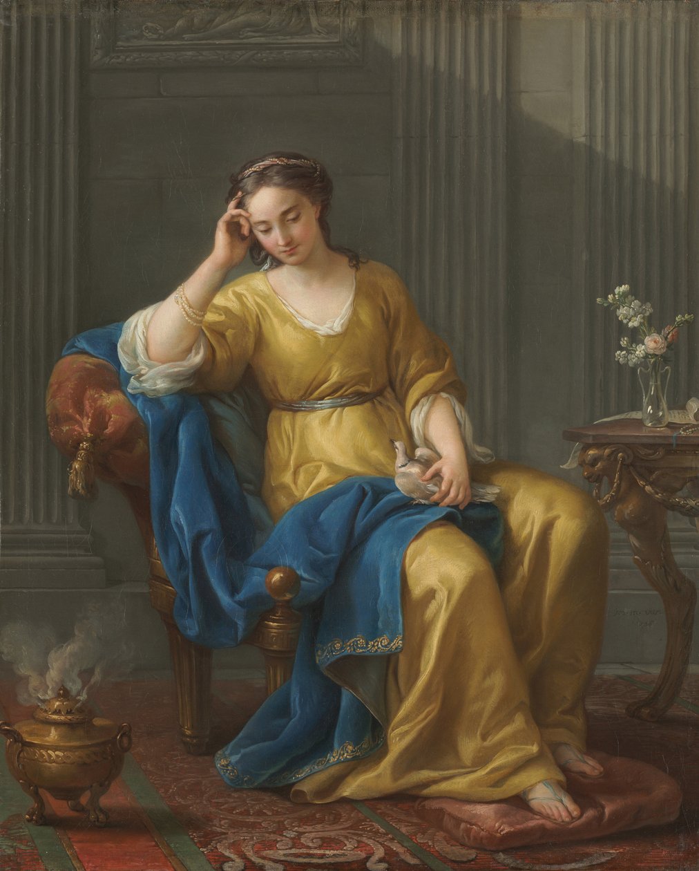Édes melankólia, 1756 alkotó: Joseph Marie Vien