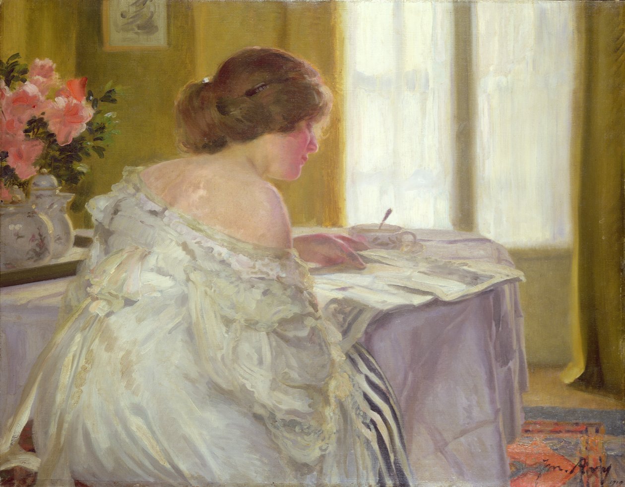 Olvasás alkotó: Joseph Marius Avy