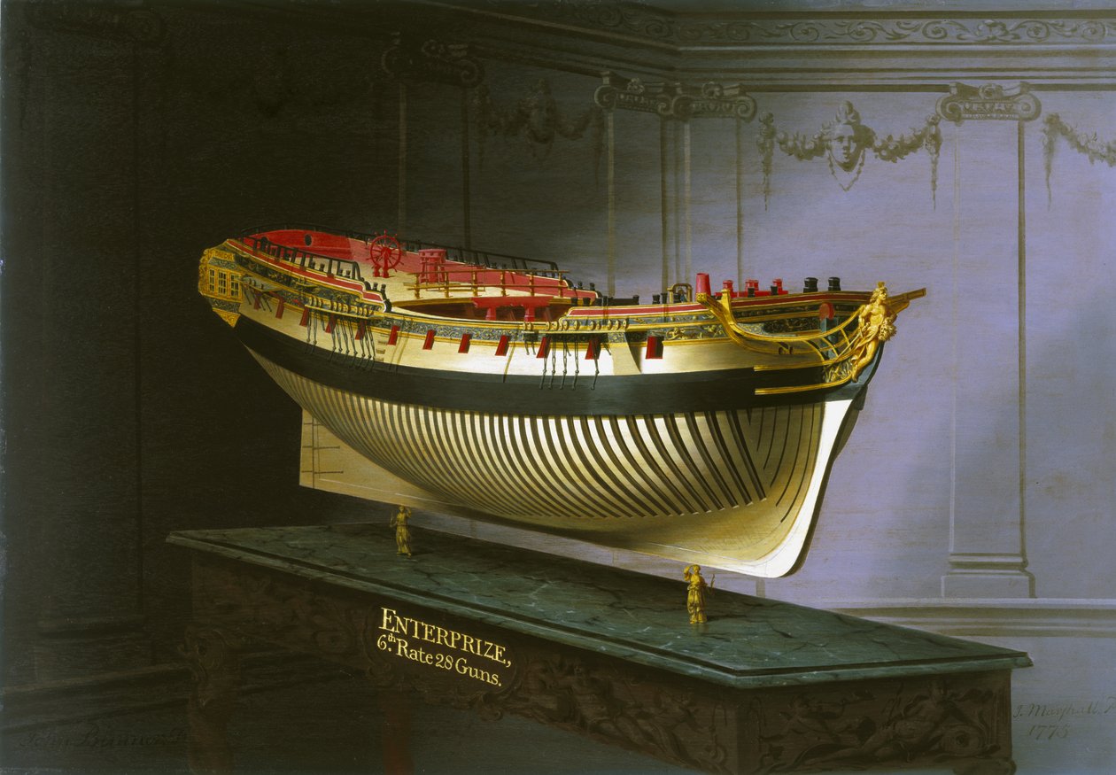 HMS Enterprise, 1775 alkotó: Joseph Marshall