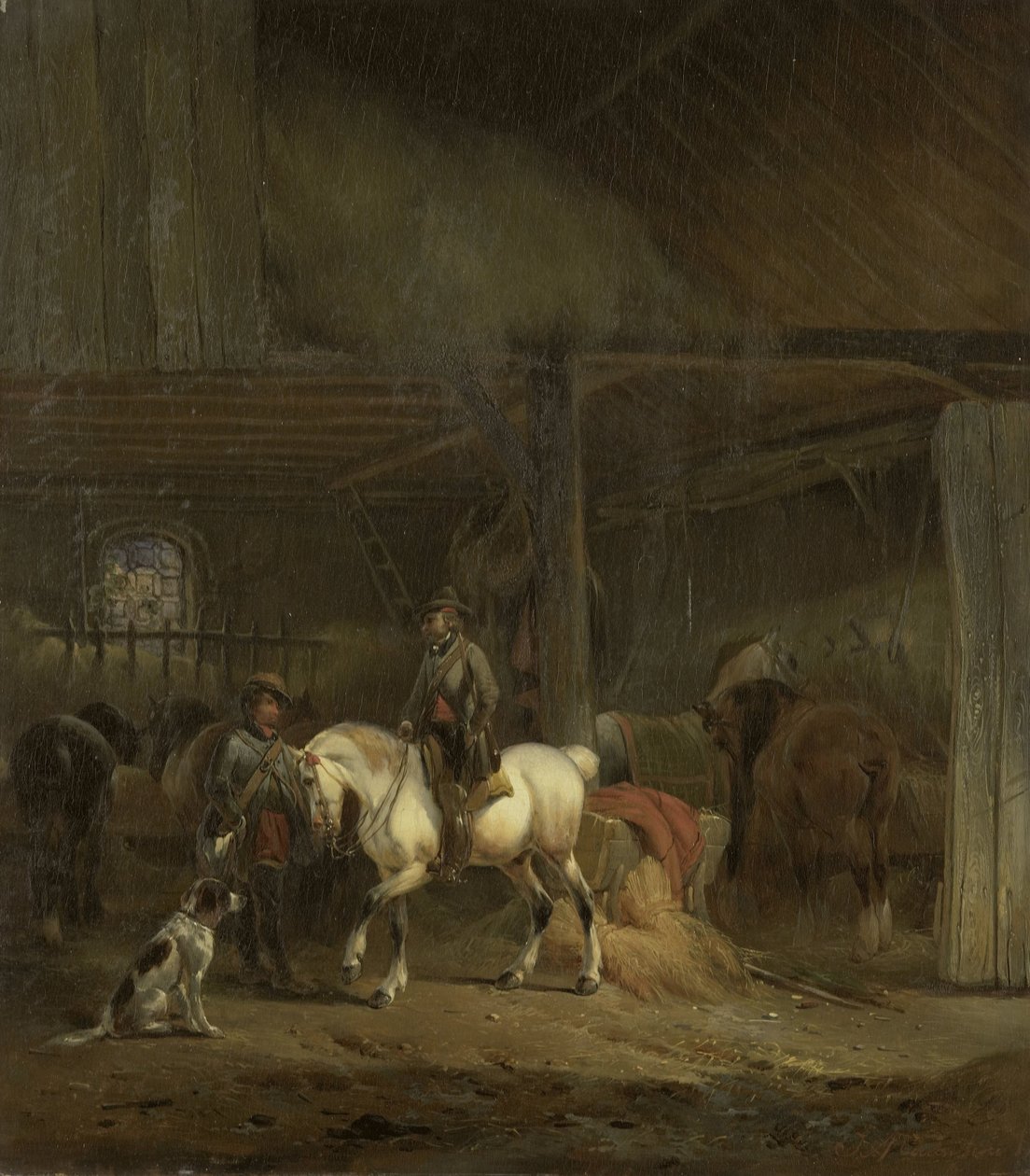 Ló istálló alkotó: Joseph Moerenhout