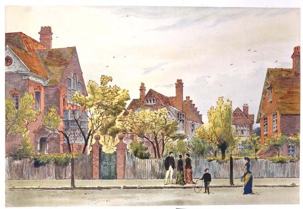 Newton Grove: Bedford Park alkotó: Joseph Nash