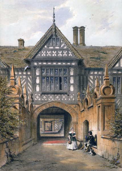 Speke Hall, Lancs alkotó: Joseph Nash