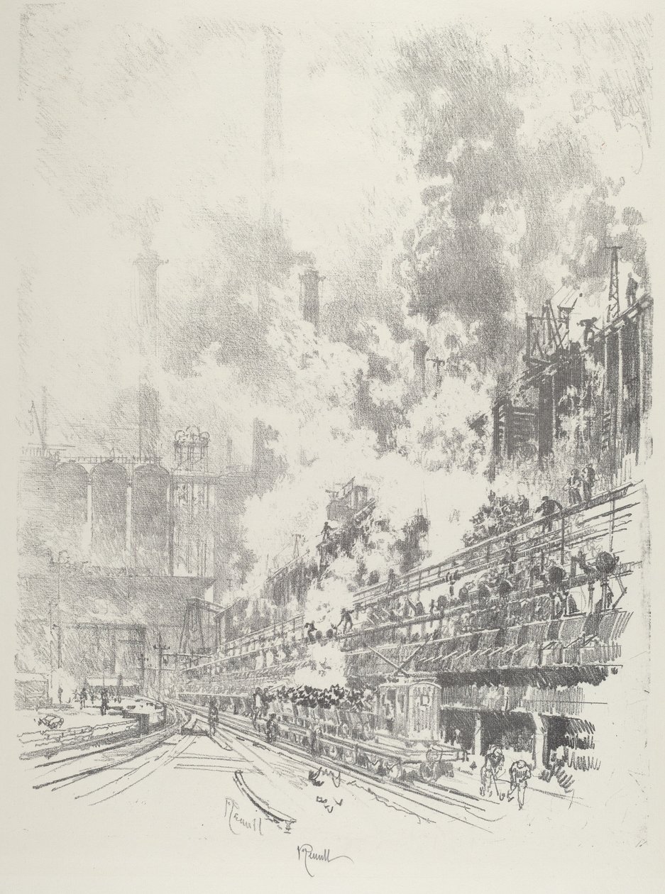 Melléktermékek, 1916. alkotó: Joseph Pennell