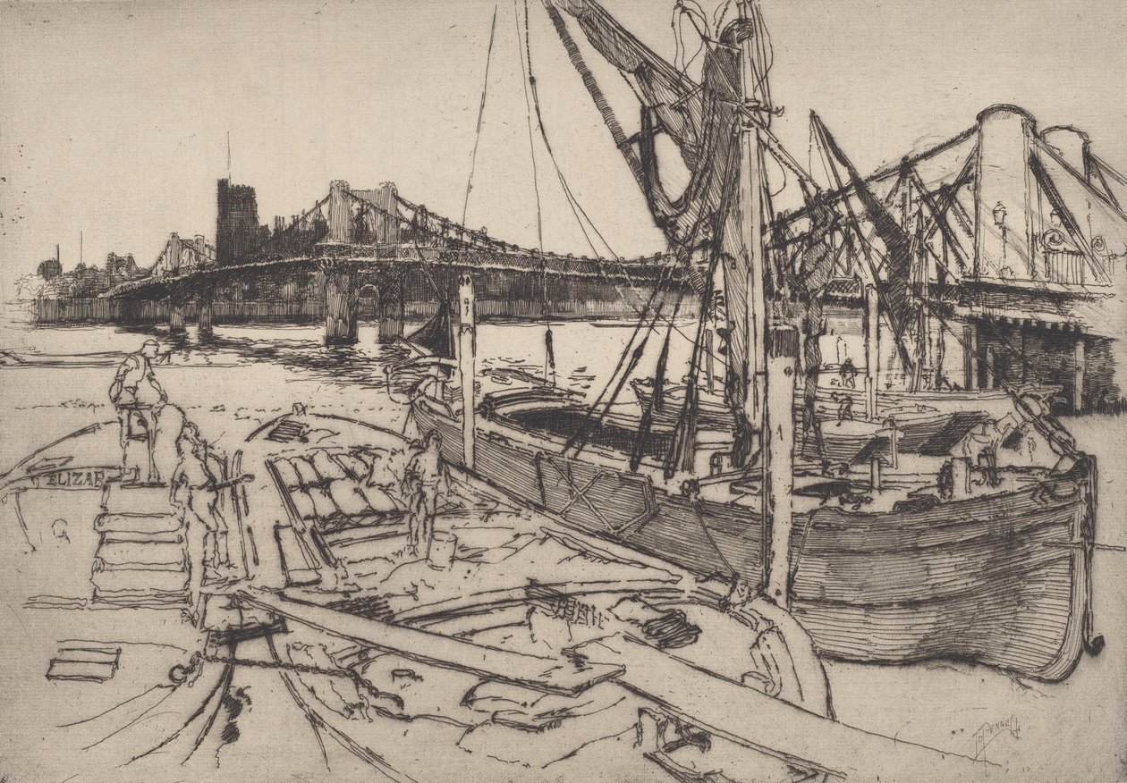 Chelsea, II. sz., 1886. alkotó: Joseph Pennell