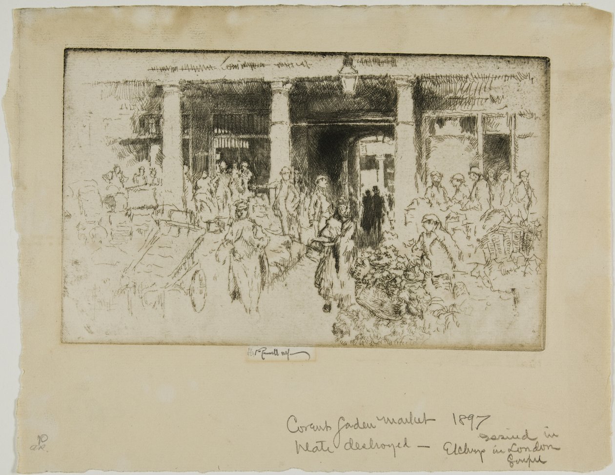 Covent Garden alkotó: Joseph Pennell